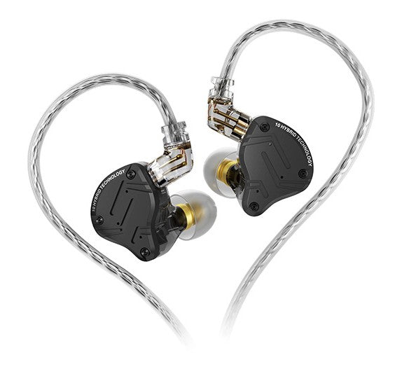 KZ ZS10 Pro X — auriculares IEM cinco drivers vista principal