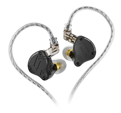 KZ ZS10 Pro X — auriculares IEM cinco drivers vista principal